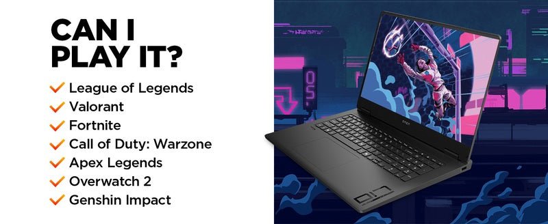 OMEN Gaming Laptop 17-db0047nr 17.3", Windows 11 Home,  AMD Ryzen™ 7, 16GB RAM, 1TB SSD, NVIDIA® GeForce RTX™ 4070, QHD, Shadow black - 图片 6