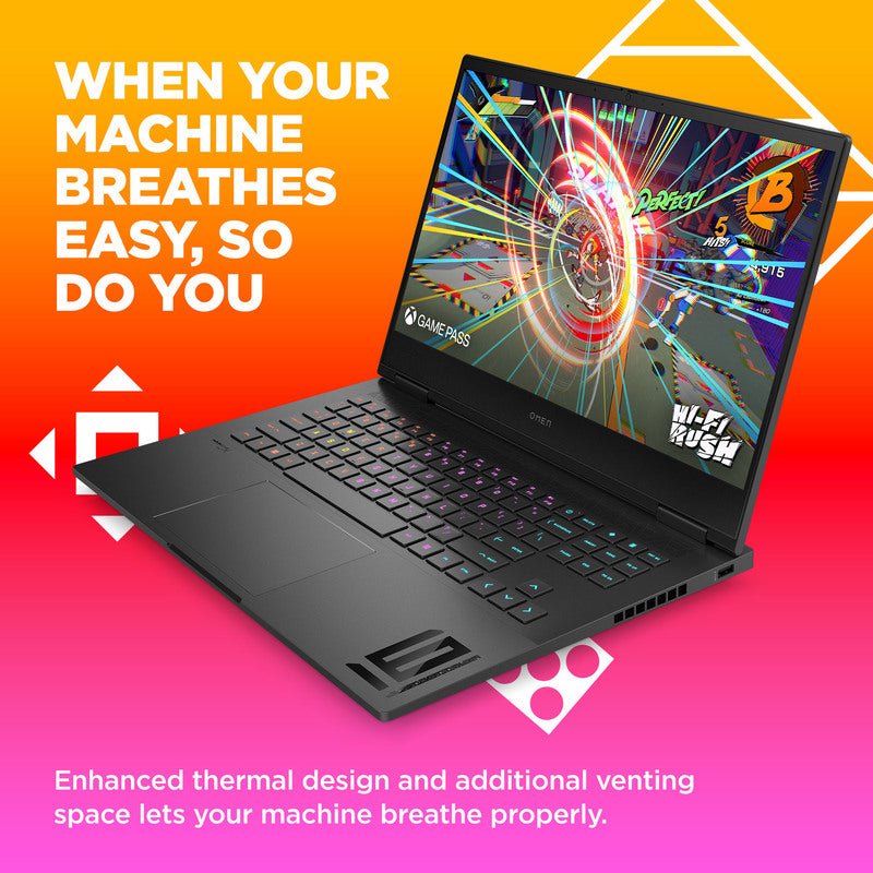 OMEN Transcend Laptop 16-u1047nr 16", Windows 11 Home,  Intel® Core™ i7, 32GB RAM, 1TB SSD, NVIDIA® GeForce RTX™ 4070, WQXGA, Shadow black - 图片 3