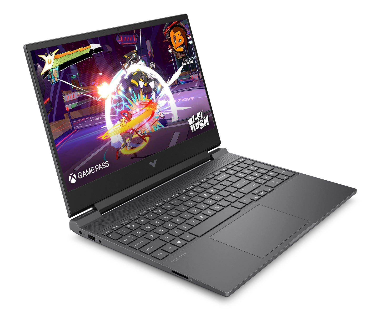 Victus Gaming Laptop 15-fb3025nr 15.6", Windows 11 Home,  AMD Ryzen™ 7, 16GB RAM, 1TB SSD, NVIDIA® GeForce RTX™ 4050, FHD, Mica silver - 图片 3