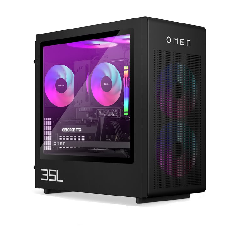 OMEN 35L Gaming Desktop GT16-0066m PC, Windows 11 Home, AMD Ryzen™ 7, 16GB RAM, 1TB SSD, NVIDIA® GeForce RTX™ 4060, Black - 图片 11